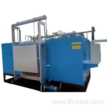 heat accumulating type gas fired roaster